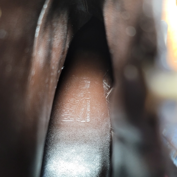 NWOB New Salvatore Ferragamo Brown Almond Tow Heeled Ankle Boots 8 B Perfect! - Picture 8 of 8